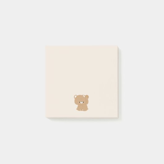 Post-it® Couple d'ours Brown mignon (Devant)