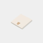 Post-it® Couple d'ours Brown mignon (Incliné)