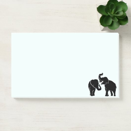 Post-it® Couple Elephant Post it Notes (Bureau)