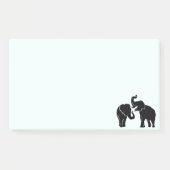 Post-it® Couple Elephant Post it Notes (Devant)