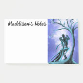 Post-it® Couple romantique dansant le Tango bleu (Devant)