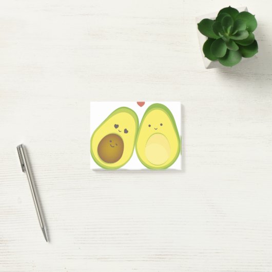 Post-it® Couples mignons d'avocat (Bureau)