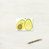Post-it® Couples mignons d'avocat (Sur un bureau)