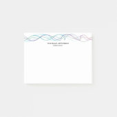 Post-it® Courbes Abstraites modernes Style moderne tendance (Devant)