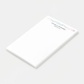 Post-it® Courbes Abstraites modernes Style moderne tendance (Incliné)