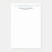 Post-it® Courbes Abstraites modernes Style moderne tendance (Devant)