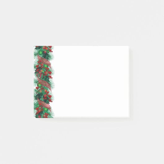 Post-it® Couronne de Noël (Devant)
