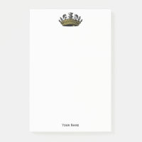 Couronne vintage Avec Pièces D'Échecs Couleur