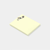 Post-it® Couronner-Grue de gris de Birdorable (Incliné)