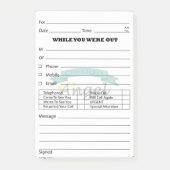 Post-it® Courrier fait sur commande de message téléphonique (Devant)