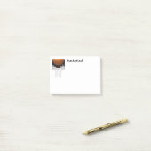 Post-it® Courrier--Note-Basket-ball (Sur un bureau)