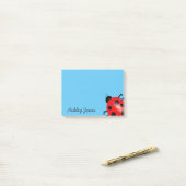 Post-it® Courrier--Note-Coccinelle (Sur un bureau)