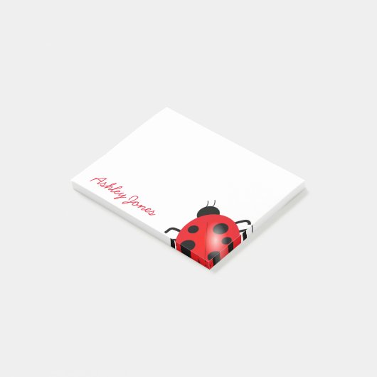 Post-it® Courrier--Note-Coccinelle (Incliné)