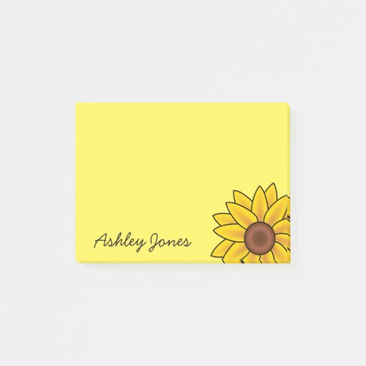 Post-it® Courrier--Note-Tournesol (Devant)