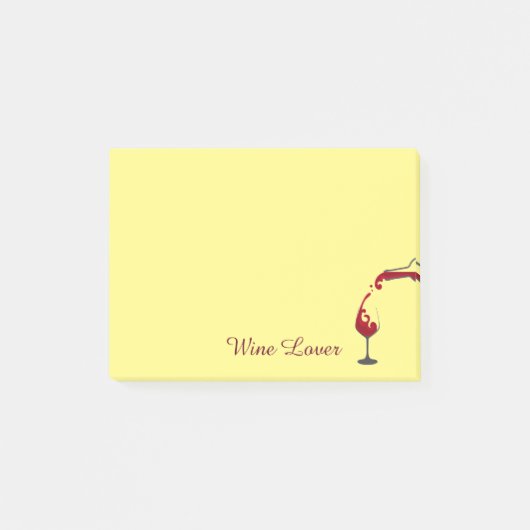 Post-it® Courrier--Notes d'amateur de vin (Devant)