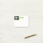 Post-it® Courrier--Notes de ballon de football (Sur un bureau)