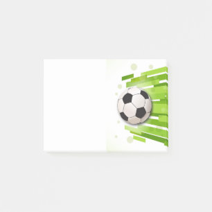Post-it® Courrier--Notes de ballon de football