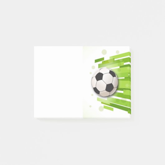 Post-it® Courrier--Notes de ballon de football (Devant)