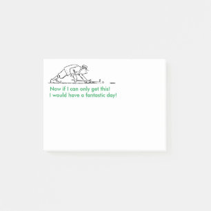 Post-it® Courrier--Notes de golfeur