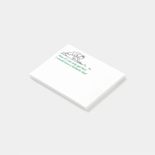 Post-it® Courrier--Notes de golfeur (Incliné)