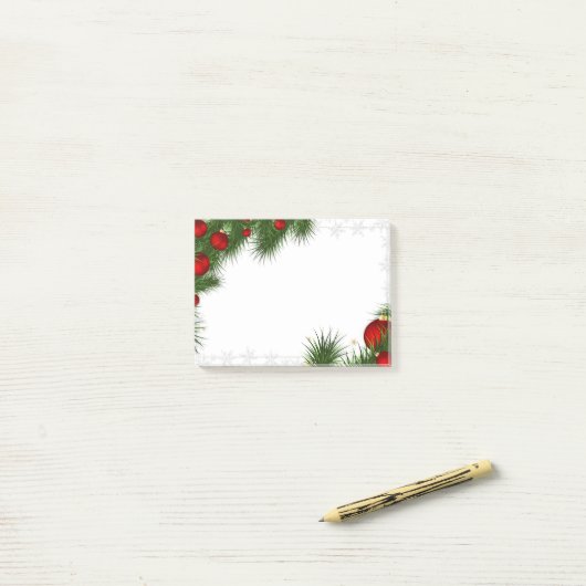 Post-it® Courrier--Notes de Noël (Sur un bureau)