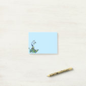 Post-it® Courrier--Notes de paon (Sur un bureau)