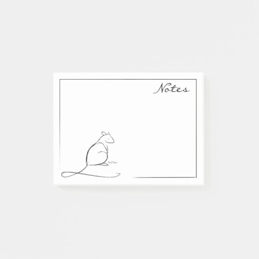 Post-it® Courrier--notes de rat (Devant)