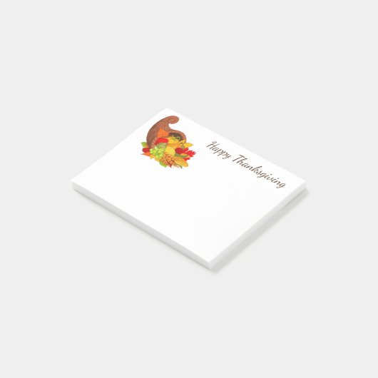 Post-it® Courrier--Notes de thanksgiving (Incliné)