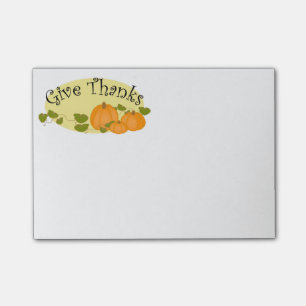 Post-it® Courrier--Notes de thanksgiving