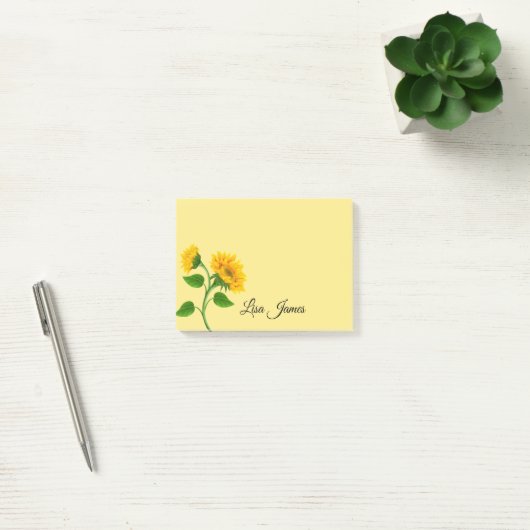Post-it® Courrier--Notes de tournesols (Bureau)