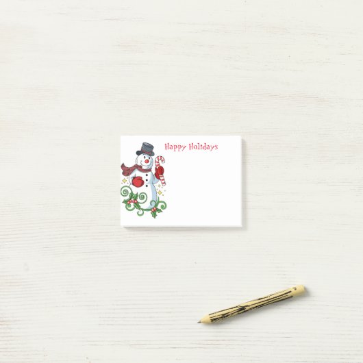 Post-it® Courrier--Notes de vacances (Sur un bureau)