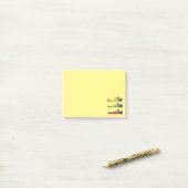 Post-it® Course de glisser (Sur un bureau)