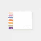 Post-it® Courses peintes à la main de brosse d'aquarelle, (Devant)