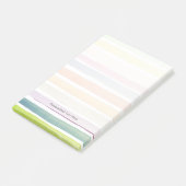 Post-it® Courses peintes à la main de brosse d'aquarelle, (Incliné)