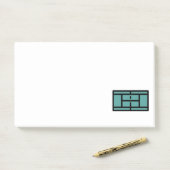 Post-it® court de tennis (Sur un bureau)