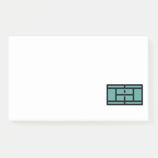 Post-it® court de tennis (Devant)