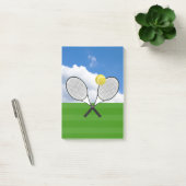 Post-it® court de tennis et RACKETS DE TENNIS (Bureau)