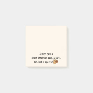 Post-it® Courte Attention Écran Spirituel Humoristique