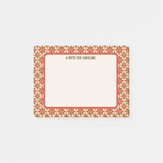 Post-it® Courte étoile de Noël (Devant)
