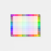 Post-it® Coutume de plaid d'arc-en-ciel (Devant)