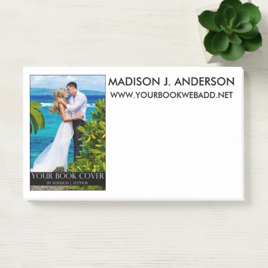 Post-it® Couverture du livre de l'auteur (Bureau)