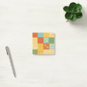 Post-it® Couverture Patchwork Jaune Fleurie Maison de Campa (Bureau)