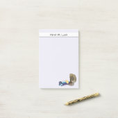 Post-it® Cowboy Boots, Hat, Gloves et Blanket Photo Custom (Sur un bureau)