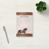Post-it® Cowboy Western Brown Horse Cowboy (Bureau)