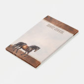 Post-it® Cowboy Western Brown Horse Cowboy (Incliné)