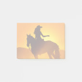 Post-it® Cowgirl Sticky Notes (Devant)