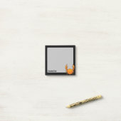 Post-it® Crab orange (Sur un bureau)