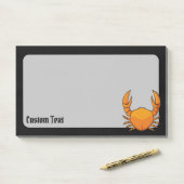 Post-it® Crab orange (Sur un bureau)