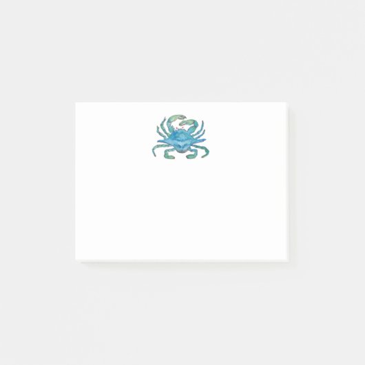 Post-it crabe aquarelle (Devant)