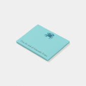 Post-it® Crabe bleu (Incliné)